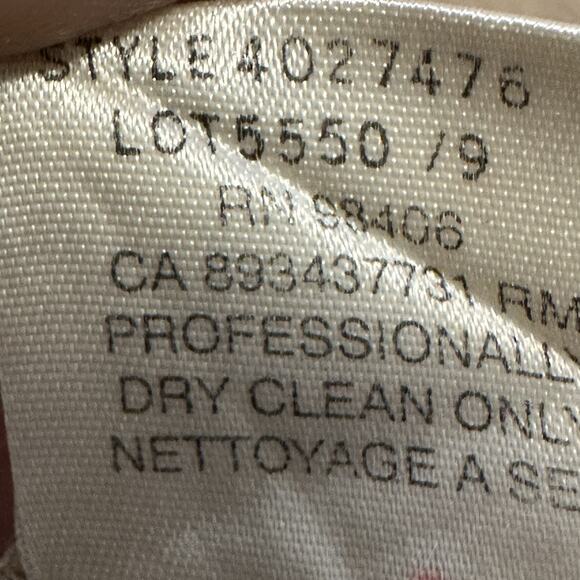 Theory Dress 8 A-line Cupro Cotton Shift Sleeveless Beige Workwear - Picture 6 of 10